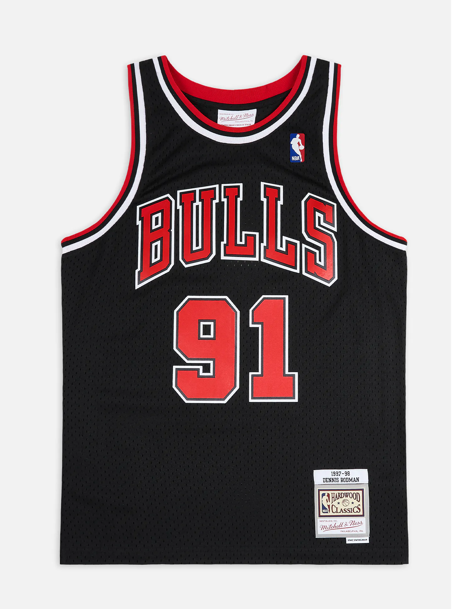 Maillot De Basket Swingman Chicago Bulls 1997-98 Dennis Rodman - Mitchell & Ness, Neuf