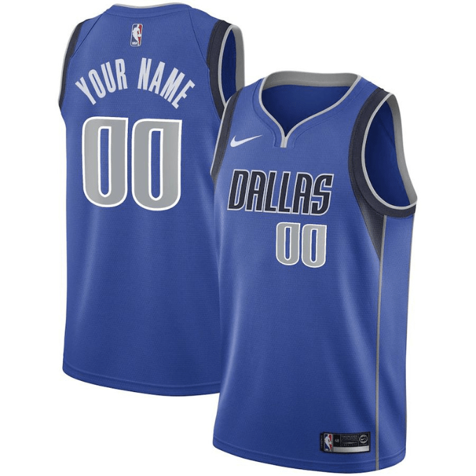 Junior Dallas Mavericks Blank Icon Swingman Replica Jersey