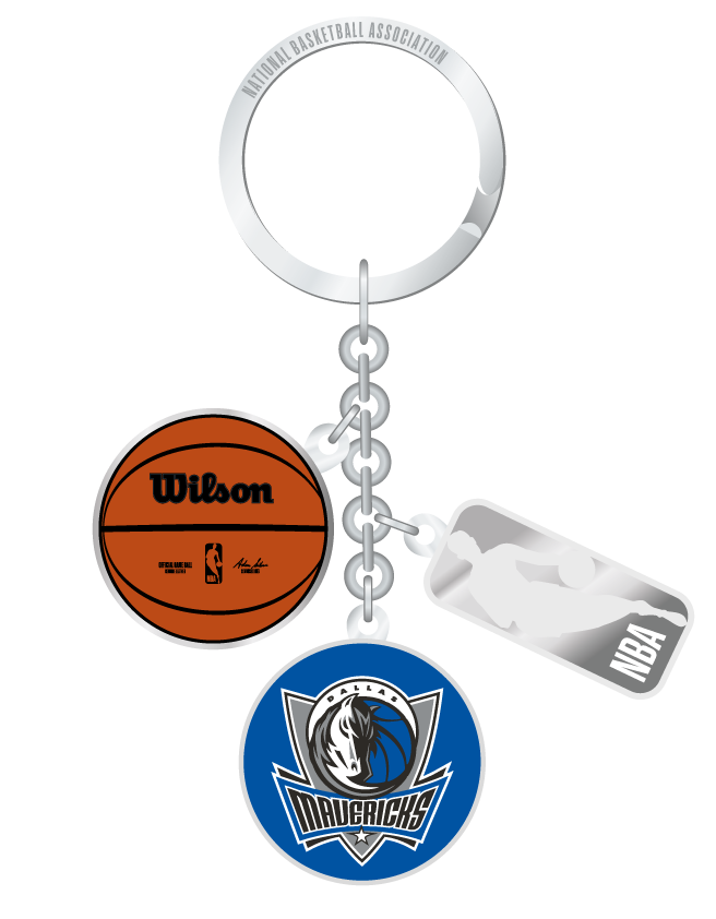 NBA Denver Nuggets Charm Keychain