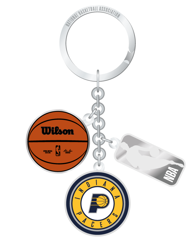 NBA Indiana Pacers Charm Keychain