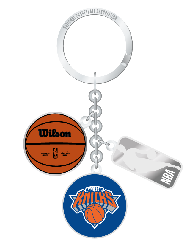 NBA New York Knicks Charm Keychain