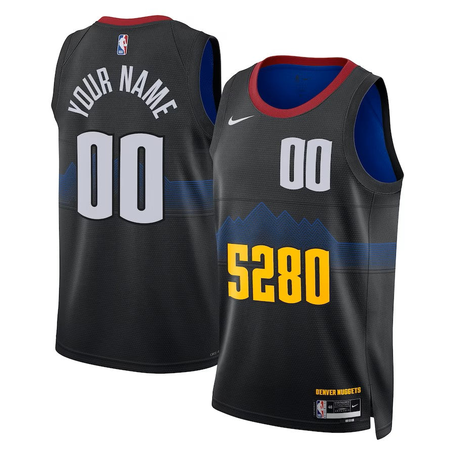 Boys Denver Nuggets City Edition Swingman Replica Custom Jersey