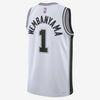 Mens San Antonio Spurs Wembanyama Association Replica Jersey