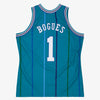 Mens Charlotte Hornets Muggsy Bogues 92 Replica Jersey
