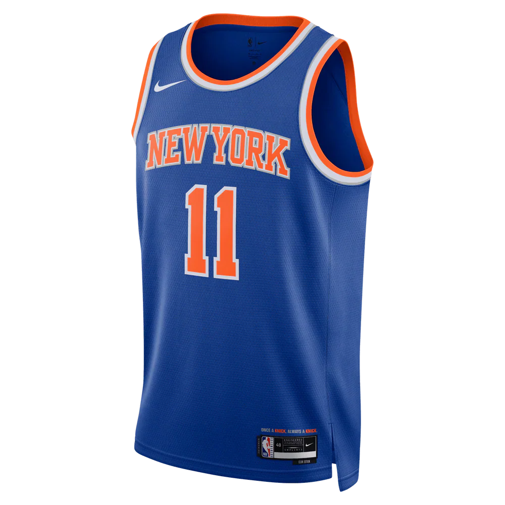 Mens New York Knicks Jalen Brunson Icon Replica Jersey