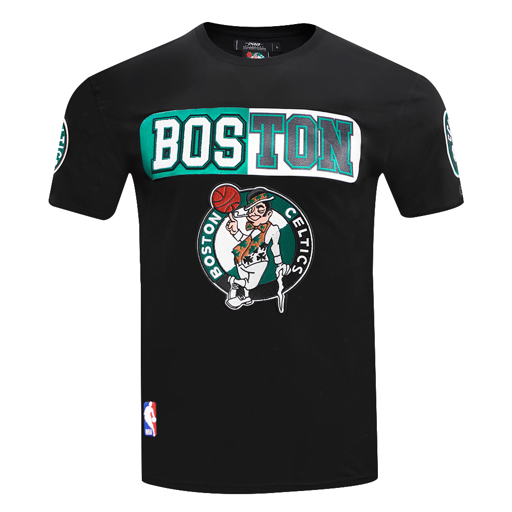 Mens Boston Celtics Split Logo T-Shirt