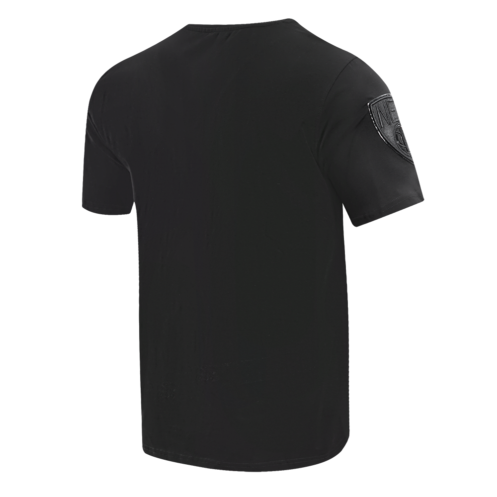 Mens Brooklyn Nets Classic Triple Black T-Shirt