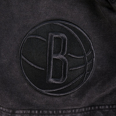 Mens Brooklyn Nets Washed Classic Short