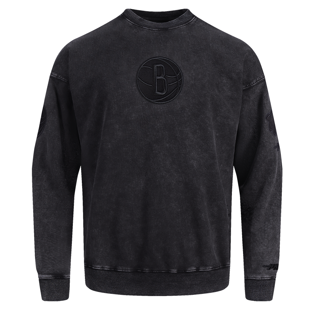 Mens Brooklyn Nets Washed Classic Sweatshirt