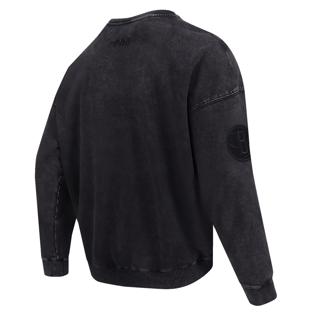 Mens Brooklyn Nets Washed Classic Sweatshirt