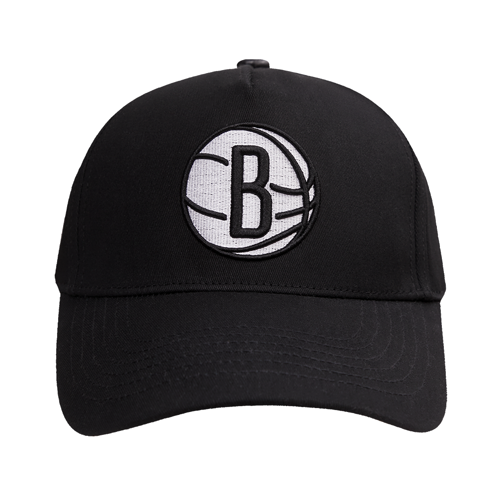 Mens Brooklyn Nets Classic Logo Snapback Cap