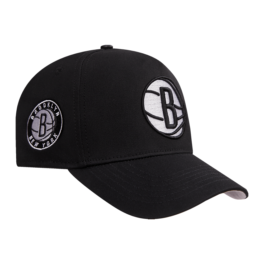 Mens Brooklyn Nets Classic Logo Snapback Cap