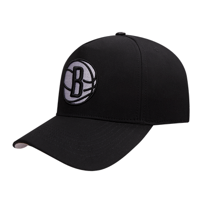 Mens Brooklyn Nets Classic Logo Snapback Cap