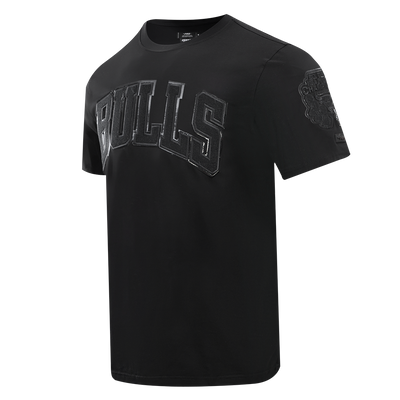 Mens Chicago Bulls Classic Triple Black T-Shirt