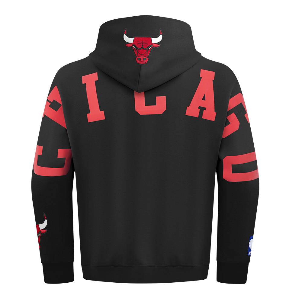 Mens Chicago Bulls Wingspan Fleece Hoodie