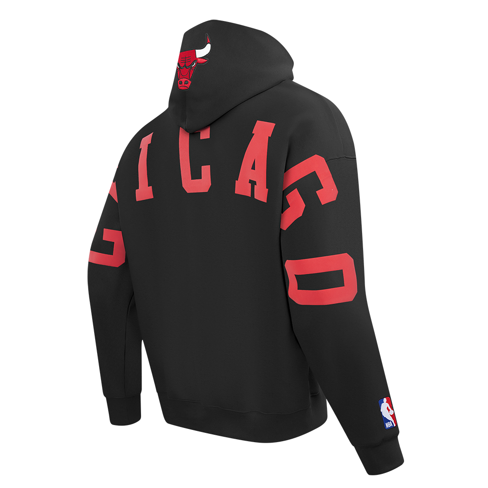 Mens Chicago Bulls Wingspan Fleece Hoodie