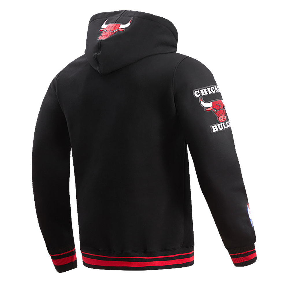 Mens Chicago Bulls Retro Classic Fleece Hoodie