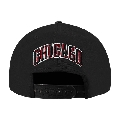 Mens Chicago Bulls Classic Logo Snapback Cap