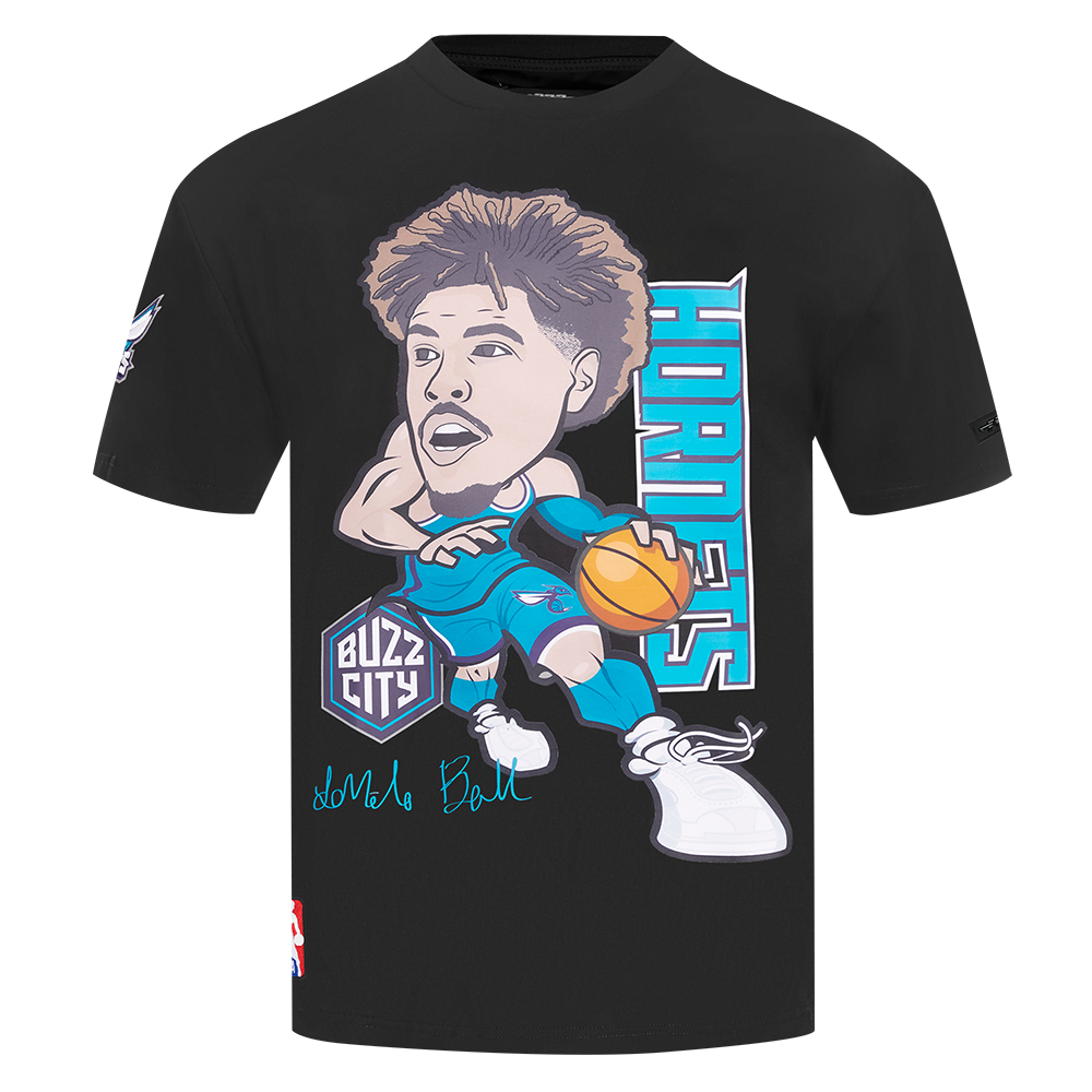 Mens Charlotte Hornets Lamelo Ball Remix Avatar T-Shirt
