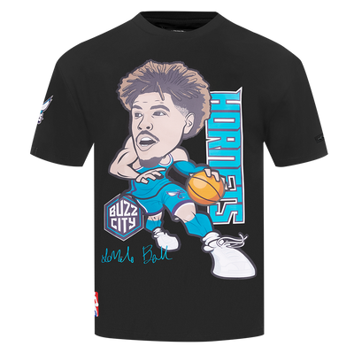 Mens Charlotte Hornets Lamelo Ball Remix Avatar T-Shirt