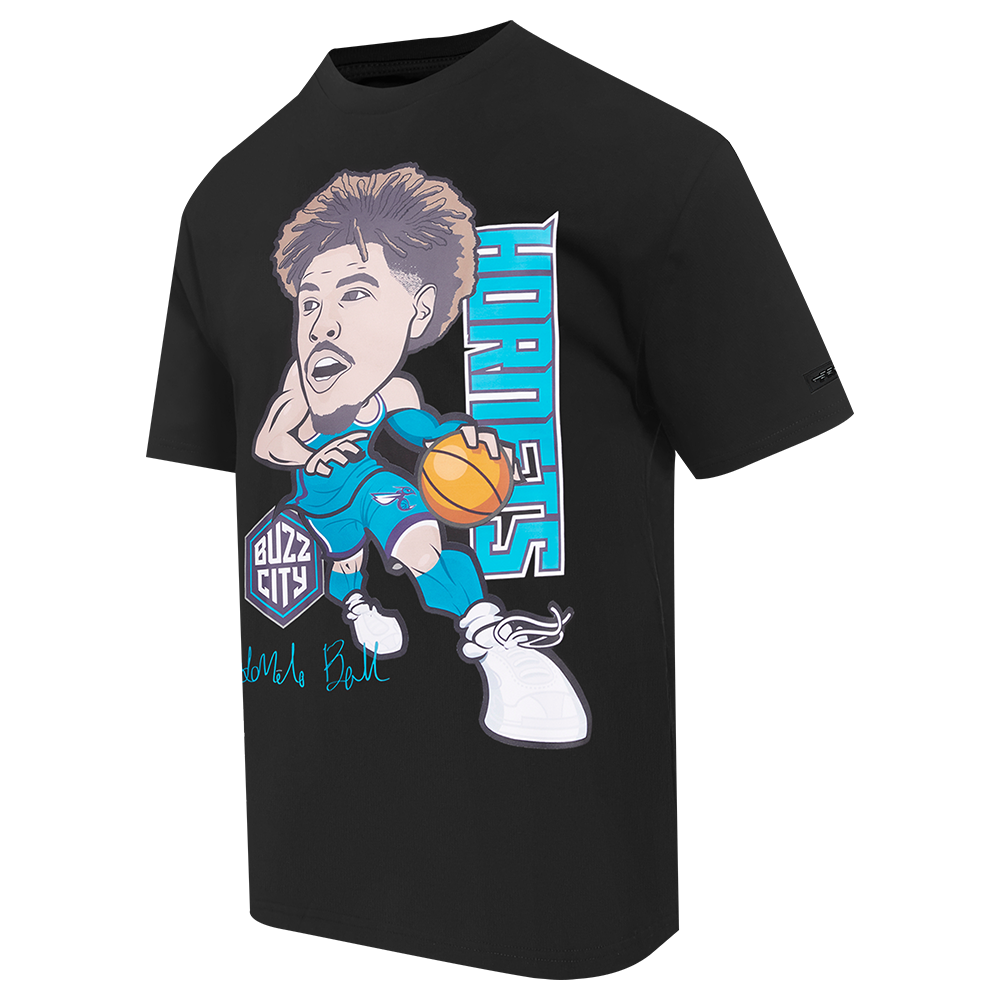 Mens Charlotte Hornets Lamelo Ball Remix Avatar T-Shirt