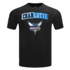 Mens Charlotte Hornets Split Logo T-Shirt