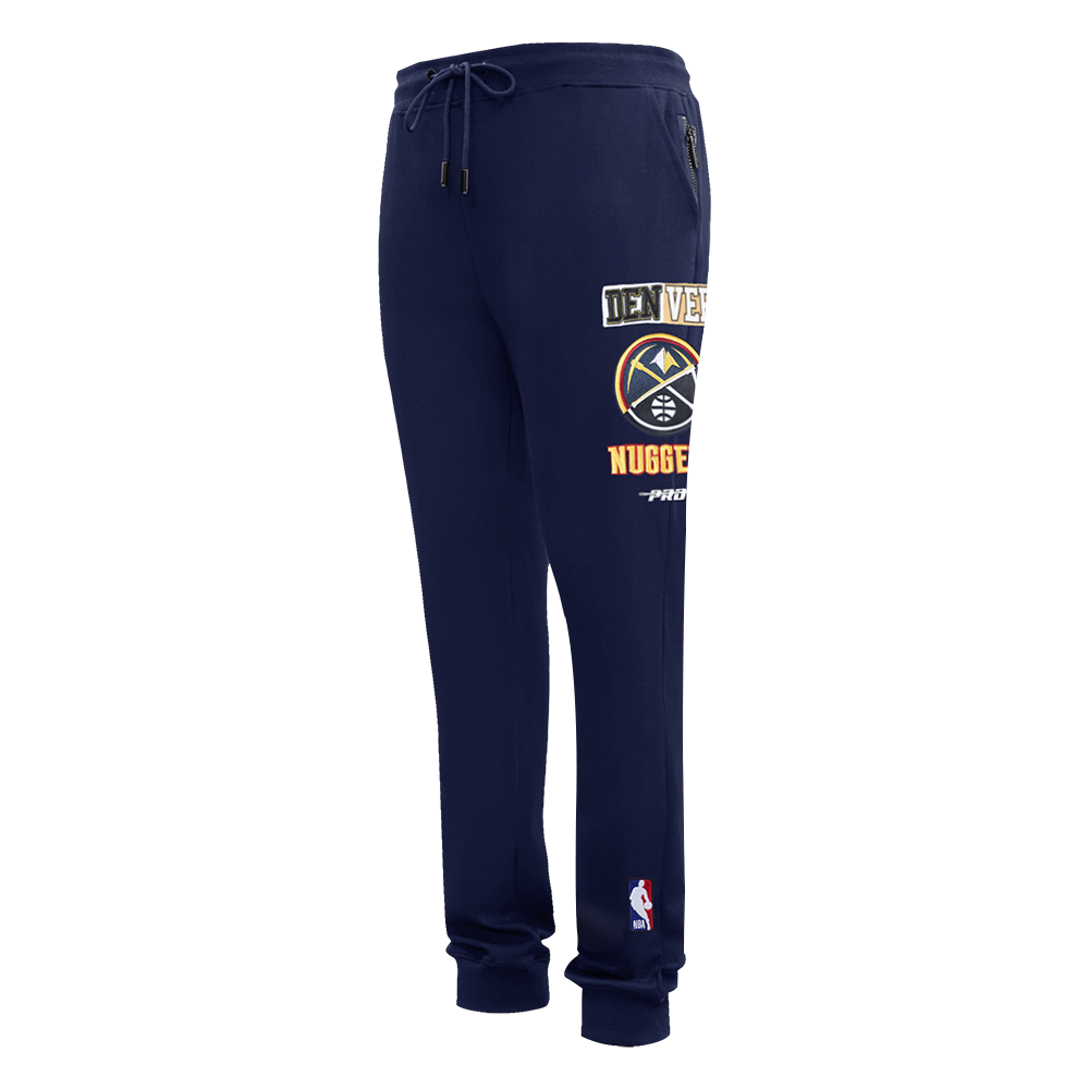 Mens Denver Nuggets Retro Classic Fleece Sweatpants