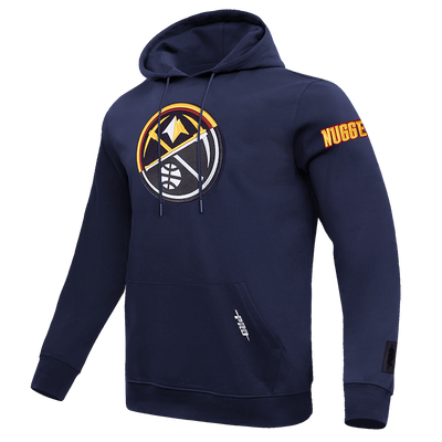 Mens Denver Nuggets Retro Classic Fleece Hoodie