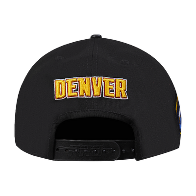 Mens Denver Nuggets Classic Logo Snapback Cap