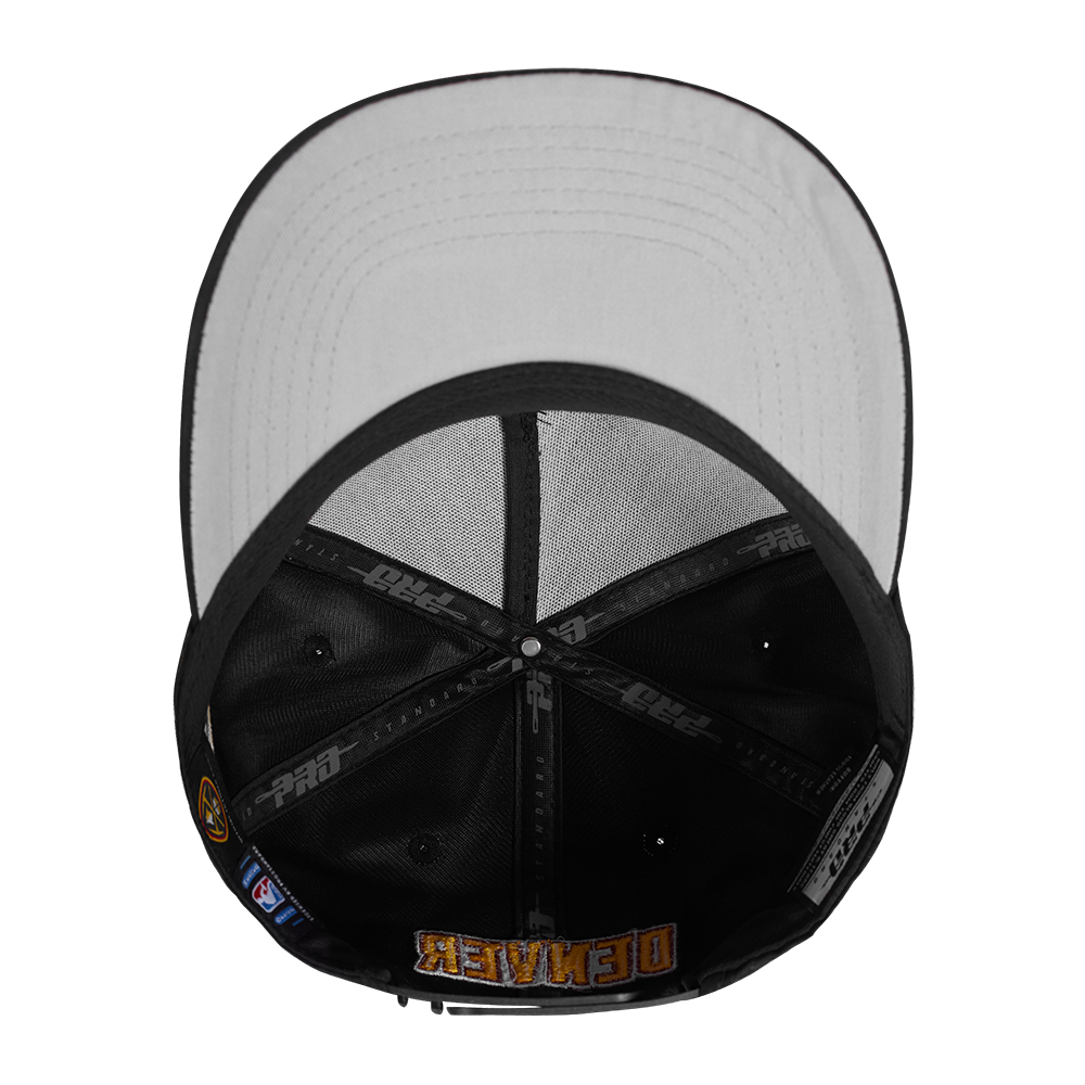 Mens Denver Nuggets Classic Logo Snapback Cap