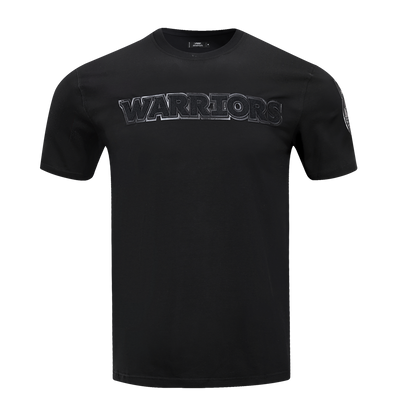 Mens Golden State Warriors Classic Triple Black T-Shirt