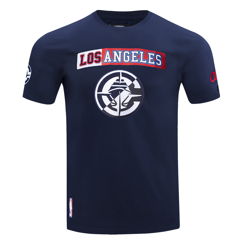 Mens LA Clippers Split Logo T-Shirt