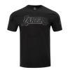 Mens Los Angeles Lakers Classic Triple Black T-Shirt