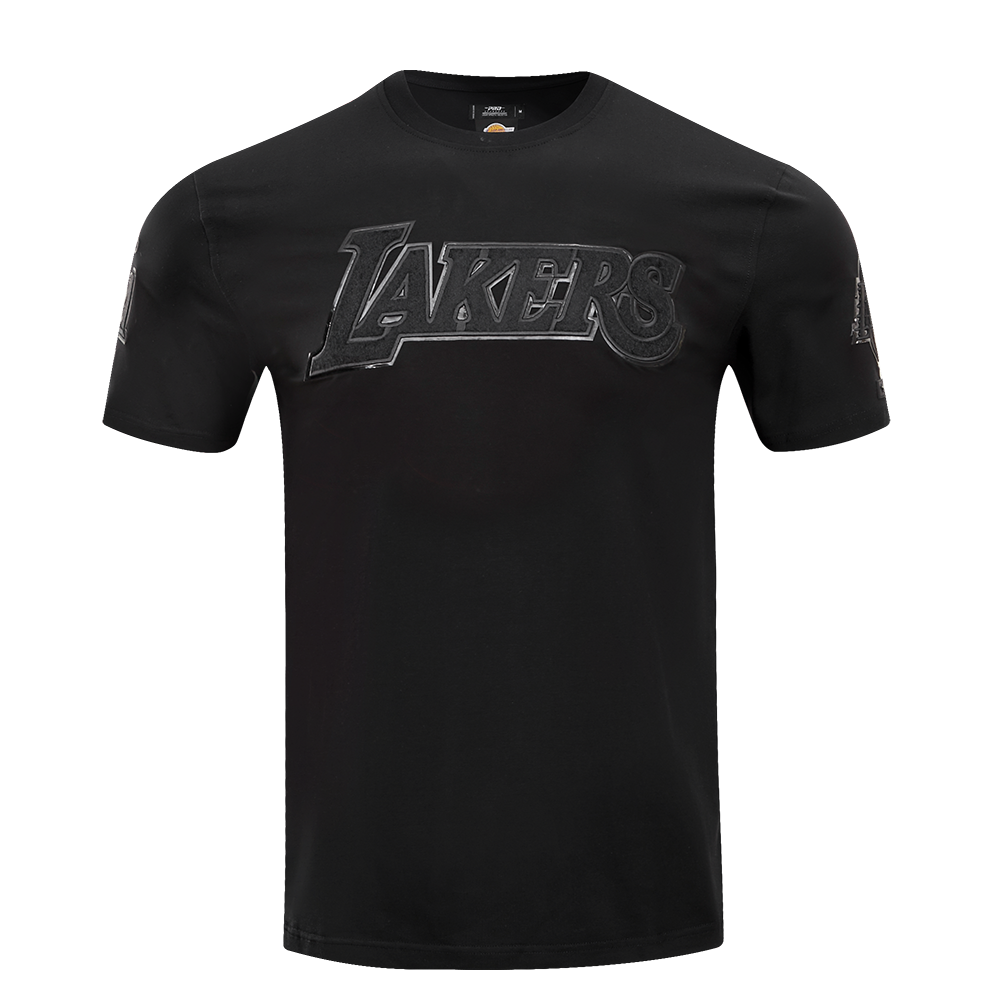 Mens Los Angeles Lakers Classic Triple Black T-Shirt