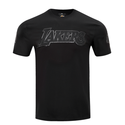 Mens Los Angeles Lakers Classic Triple Black T-Shirt