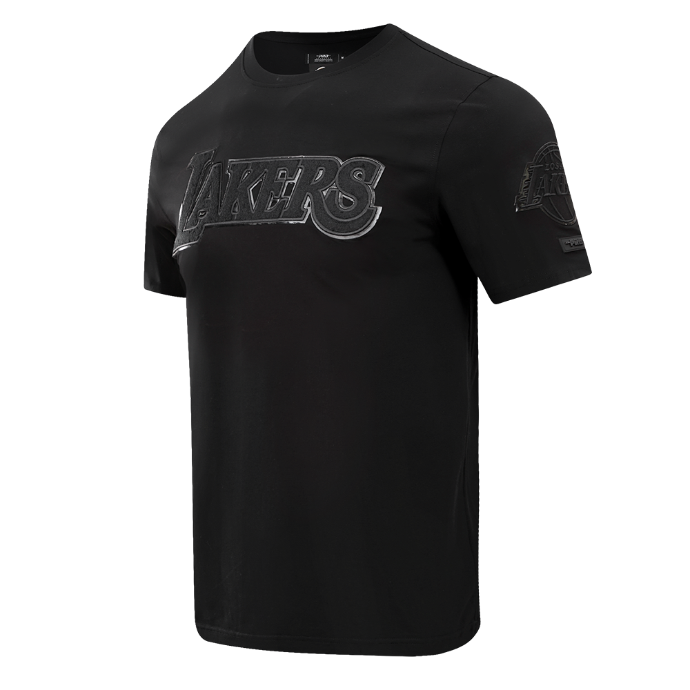 Mens Los Angeles Lakers Classic Triple Black T-Shirt