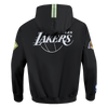 Mens Los Angeles Lakers Hi-Vis FZ Fleece Hoodie