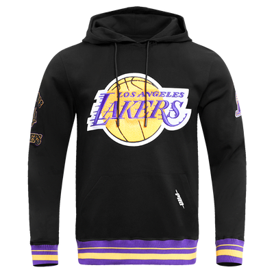 Mens Los Angeles Lakers Retro Classic Fleece Hoodie