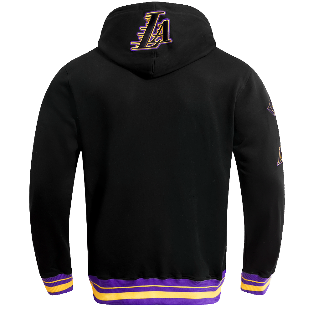 Mens Los Angeles Lakers Retro Classic Fleece Hoodie