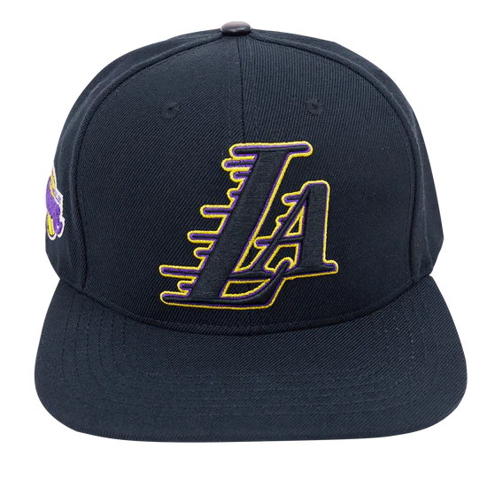 Mens Los Angeles Lakers Classic Logo Snapback Cap