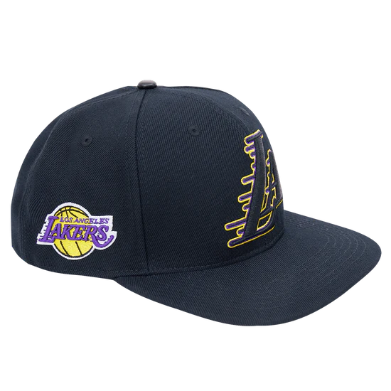 Mens Los Angeles Lakers Classic Logo Snapback Cap