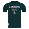 Mens Milwaukee Bucks Split Logo T-Shirt