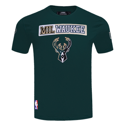 Mens Milwaukee Bucks Split Logo T-Shirt