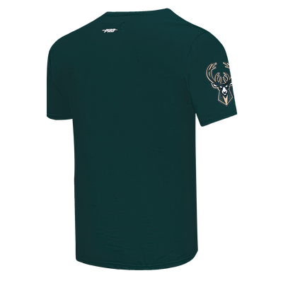 Mens Milwaukee Bucks Split Logo T-Shirt