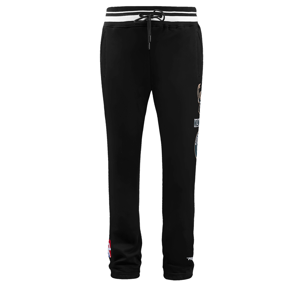 Mens Milwaukee Bucks Retro Classic Fleece Sweatpants