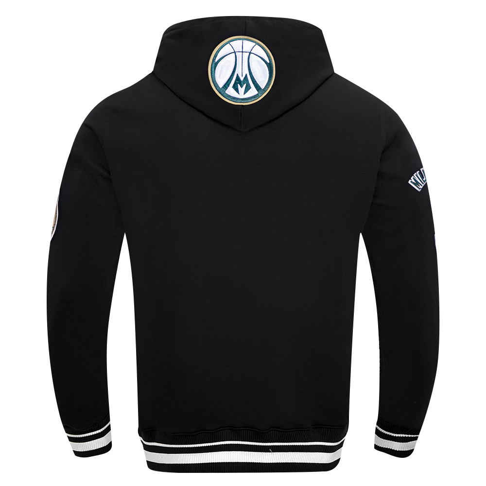 Mens Milwaukee Bucks Retro Classic Fleece Hoodie