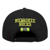 Mens Milwaukee Bucks Hi-Vis Snapback Cap