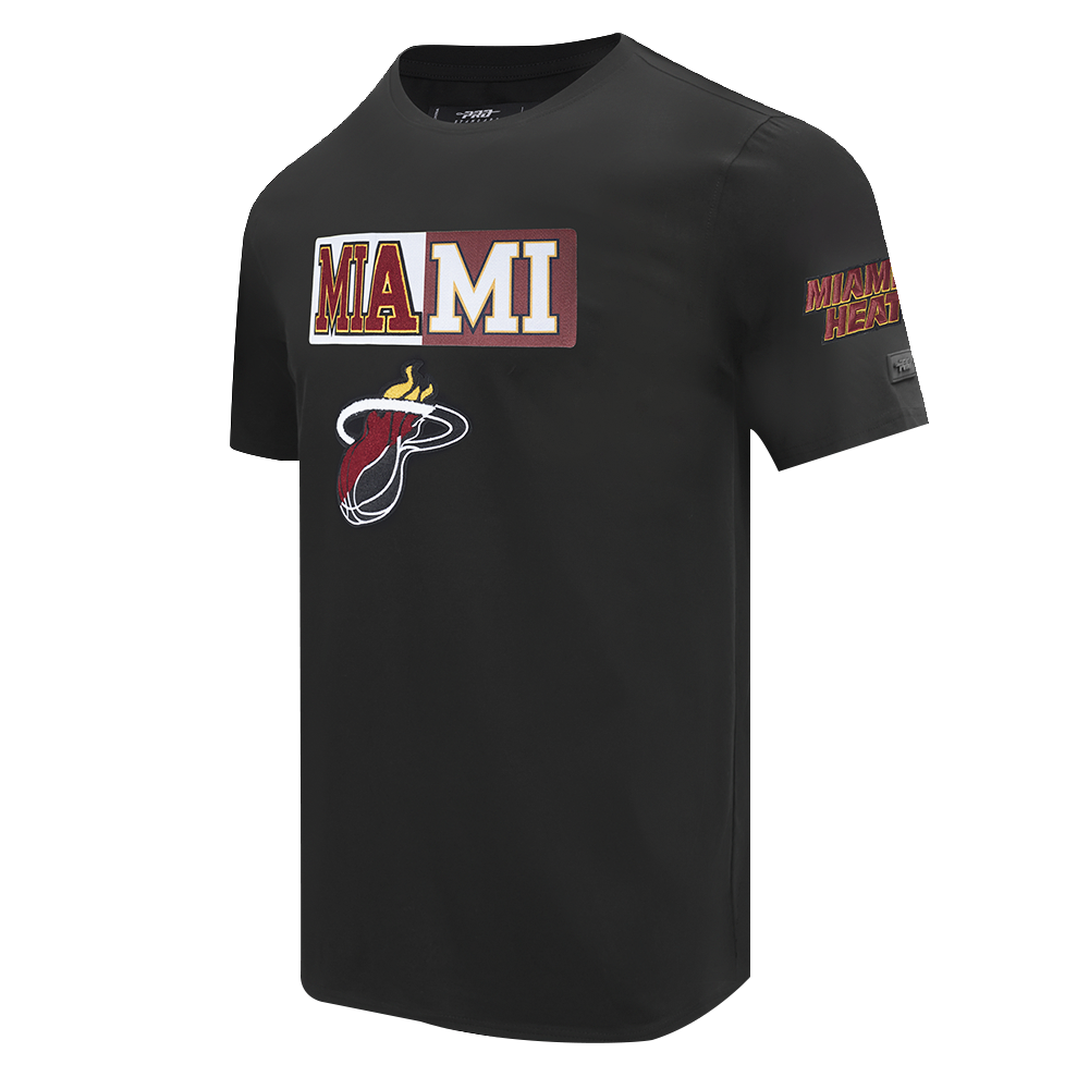 Mens Miami Heat Split Logo T-Shirt