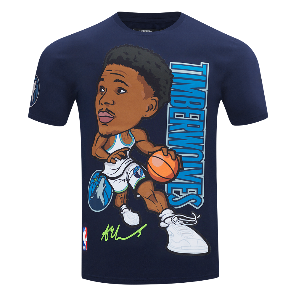 Mens Minnesota Timberwolves Anthony Edwards Remix Avatar T-S