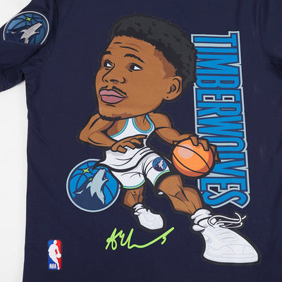 Mens Minnesota Timberwolves Anthony Edwards Remix Avatar T-S
